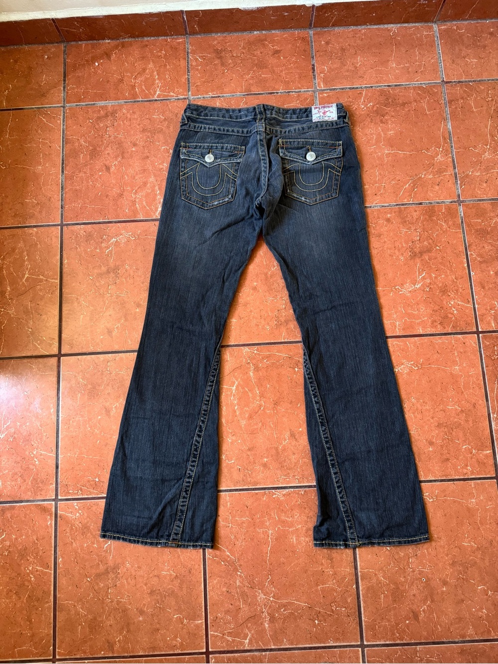 True Religion Women's Dark Blue Boot Cut Jeans